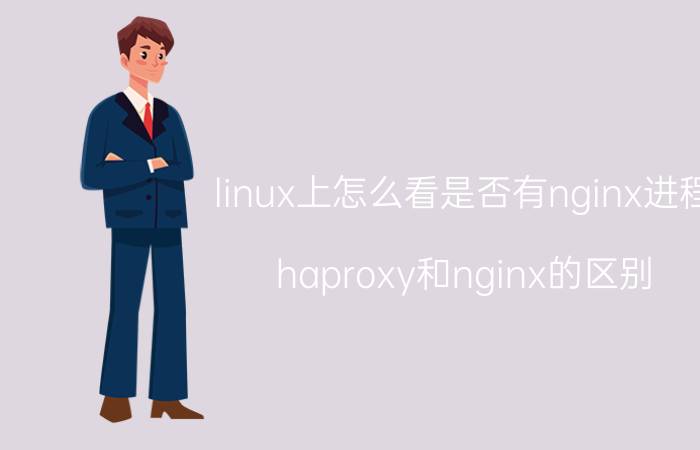 linux上怎么看是否有nginx进程 haproxy和nginx的区别？